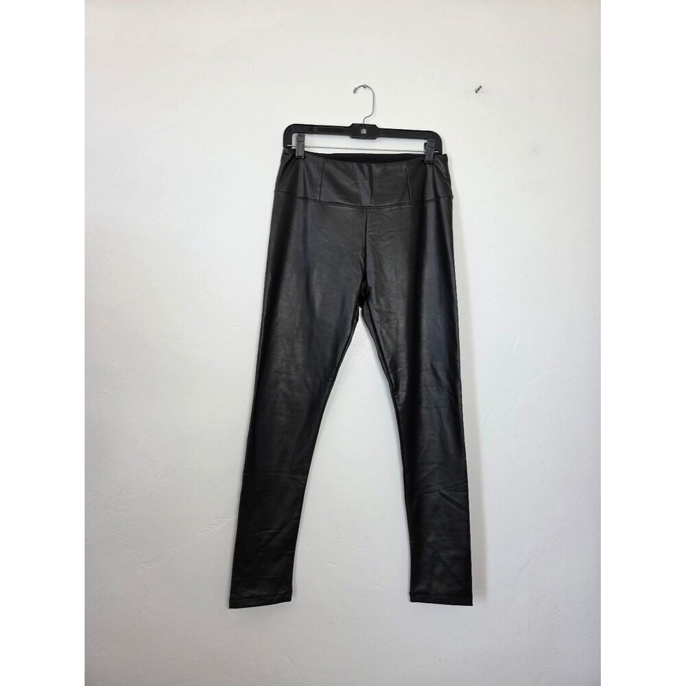 Shinestar Faux Leather Leggings Pants Slim Biker Chic Moto Grunge Rock N Roll L